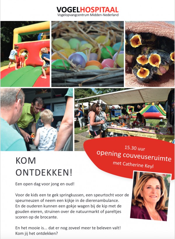 Open dag 3 juli! Open dag 3 juli!